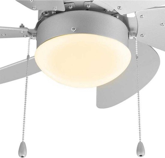 Ventilateur de plafond Tristar VE-5810 - Ventilateur de plafond avec cordon de commande - 3 vitesses réglables - Ø 76 cm - Blanc