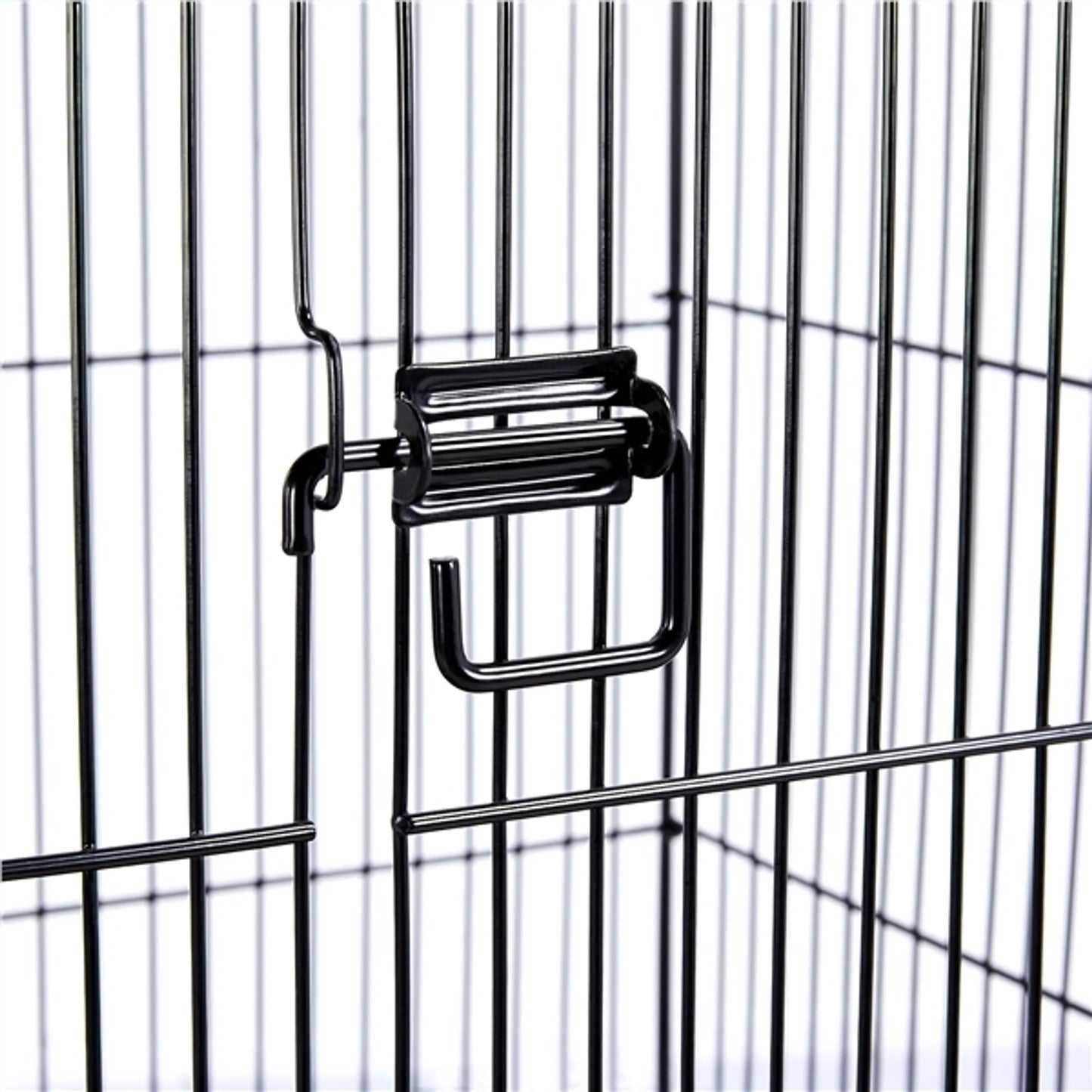 Yaheetech Cage à oiseaux - Perruches et perroquets - 59.5x59.5x150 cm - Mobile - Support amovible - Perchoirs - Noir