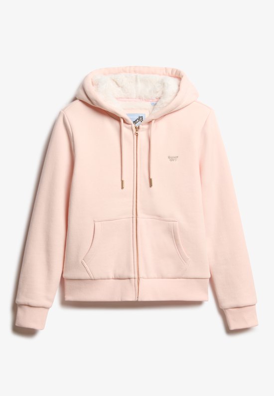 Superdry ESSENTIAL BORG LINED ZIP HOOD Gilet pour femmes - Taille M