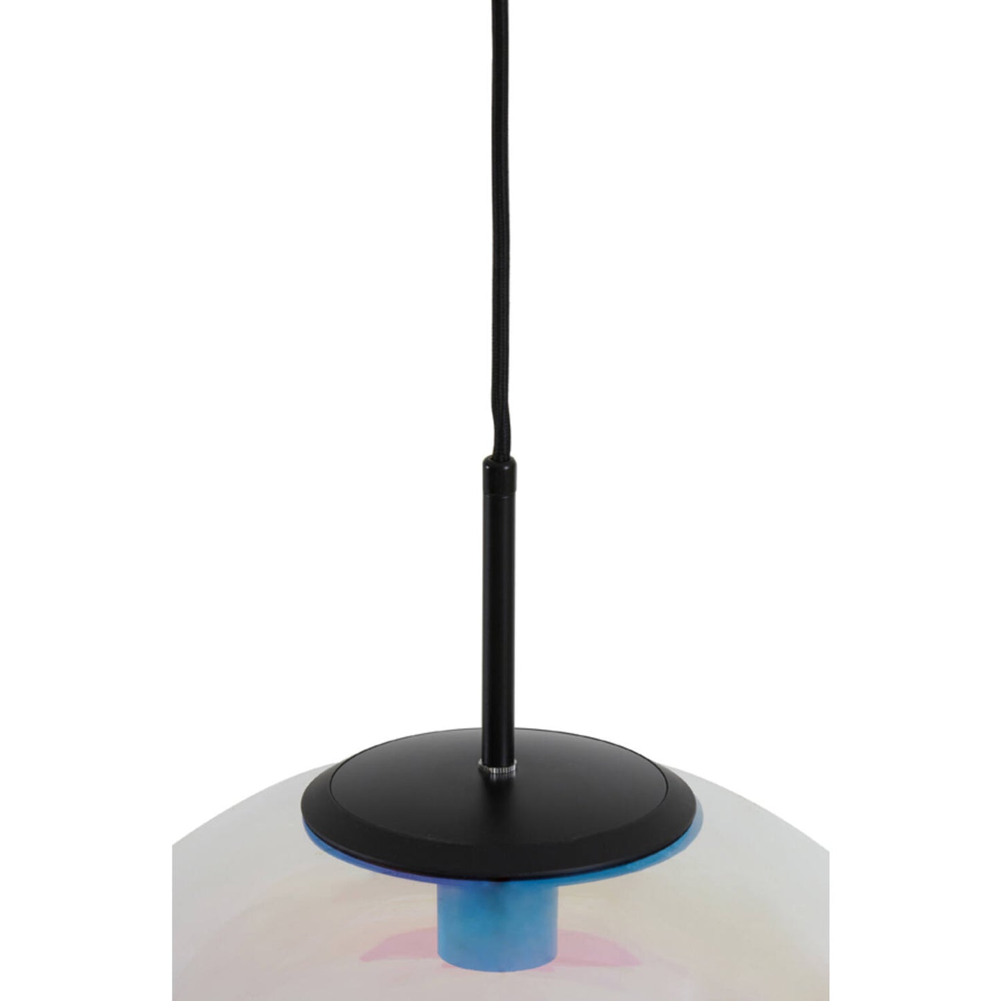 Suspension Medina - Verre - Ø 40 cm - Arc-en-ciel/Noir