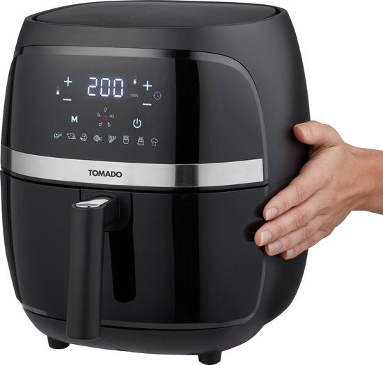 Tomado TAF3202B - Friteuse - Friteuse à air chaud - Capacité 3,2 litres - Affichage digital - 500g de frites - Sans PFAS - Best Buy - Aug & Nov 2024