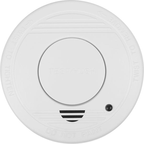 Smartwares FSM-11510 - Détecteur de fumée 85 dB - Pile d'une durée de 5 ans, capteur d'une durée de 10 ans - Certifié TÜV - Détecteur d'incendie