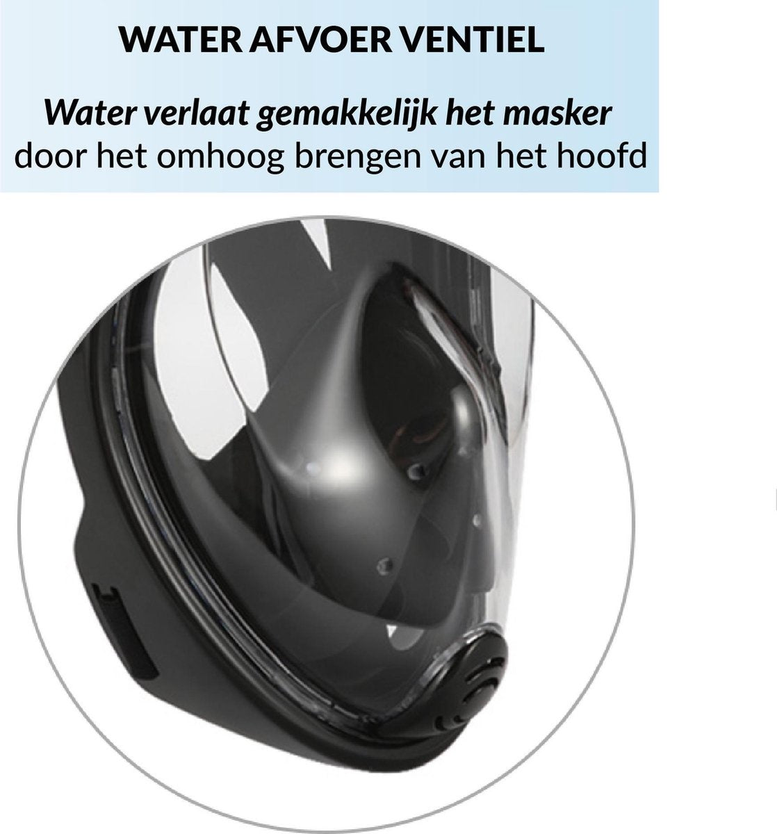 Gadgy Snorkelmasker Volwassenen S/M- Snorkelset Zwart - Full Face Duikmasker - Duikbril met Snorkel - Snorkelen en duiken in 2024