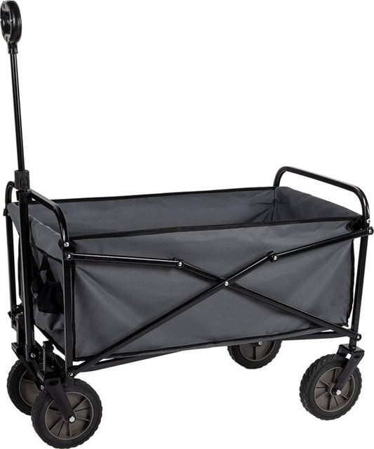 Camp Active - Wagon pliable - Facilement pliable - Stockage compact - Noir