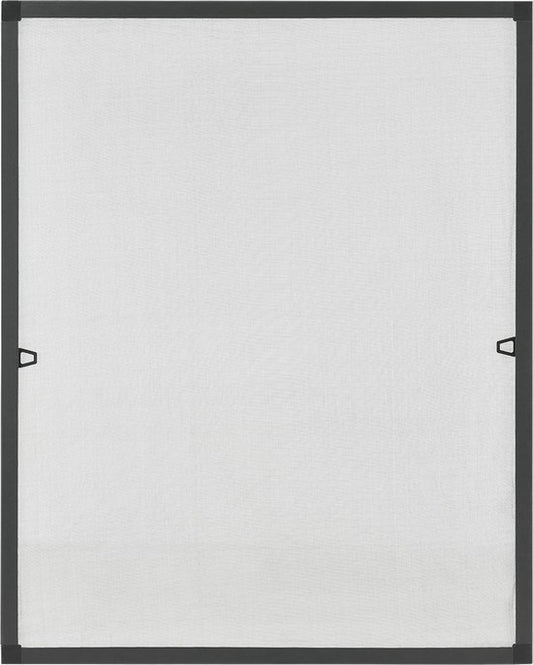 Moustiquaire / Moustiquaire de fenêtre / Moustiquaire - 100 x 120 cm - Noir - Matériel de fixation inclus