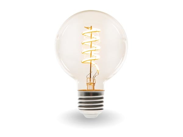 Ampoule LED Perel Smart Wifi - Blanc chaud & Blanc chaud intense - E27 - G95