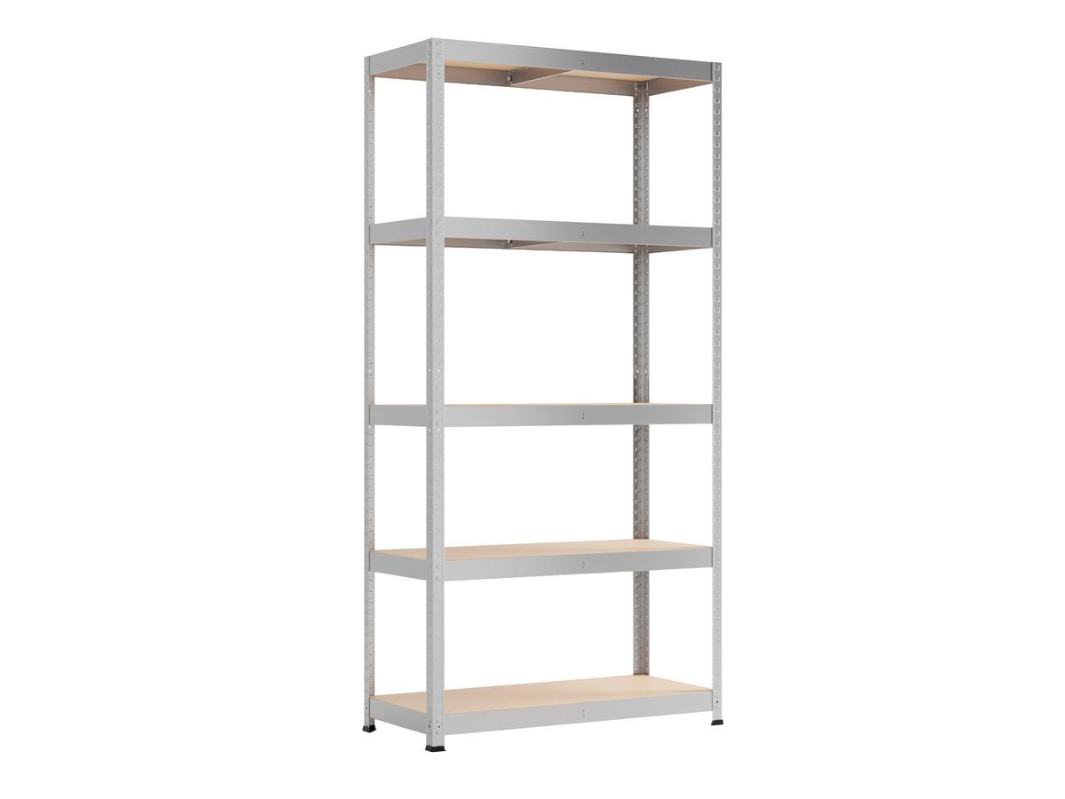 Étagère métallique Metalkas - Acier - Noir - 40 x 90 x 180 cm - Capacité de charge : 175 kg - Lot de 2