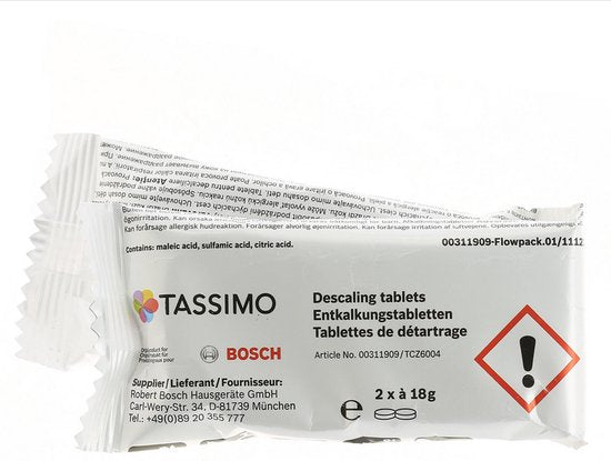 Bosch Tassimo TCZ6004 - Pastilles de détartrage