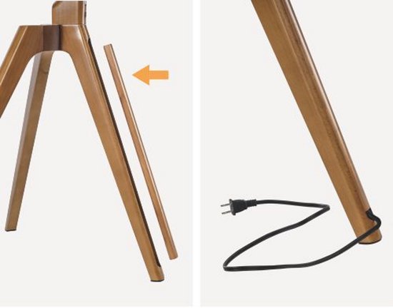 Support TV chevalet de peintre studio de design - rotatif - jusqu'à 65 pouces