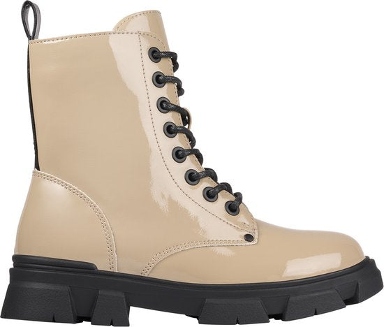 Bullboxer Aaf504f6s Bottes vétérinaires - Bottes à lacets - Filles - Taupe - Taille 37