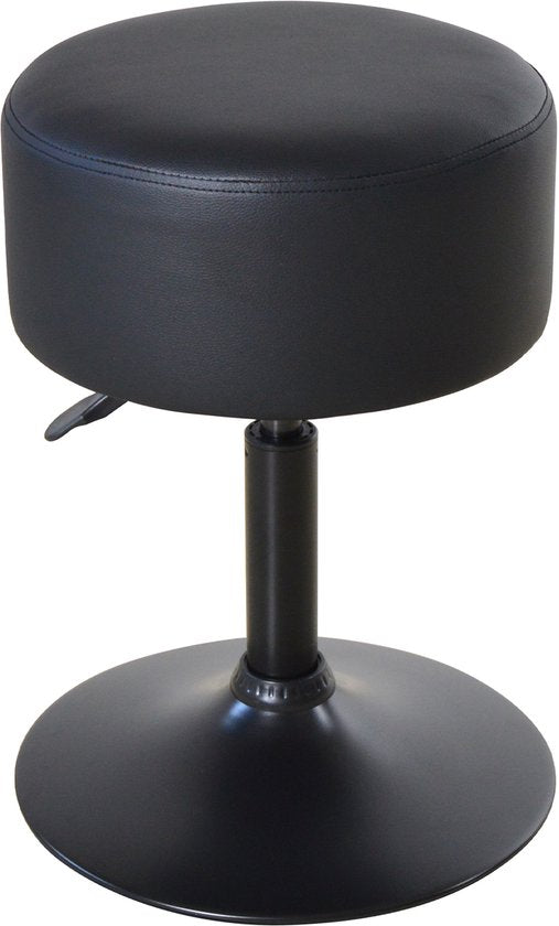 VDD - Tabouret - Tabouret noir - Tabourets réglables en hauteur - Petits tabourets pour s'asseoir - Tabouret réglable en hauteur