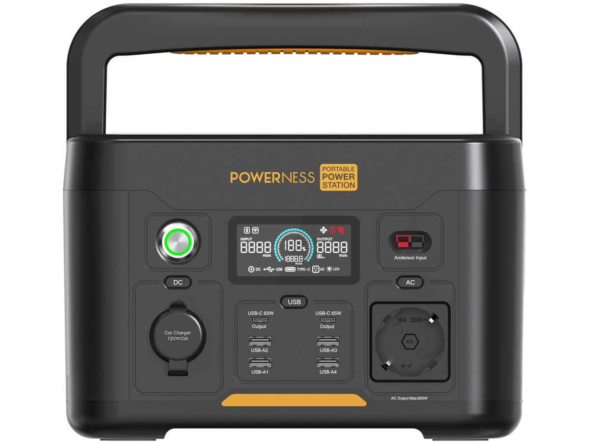 Station d'alimentation Powerness Hiker Pro500 - 307 Wh - Compacte et portable