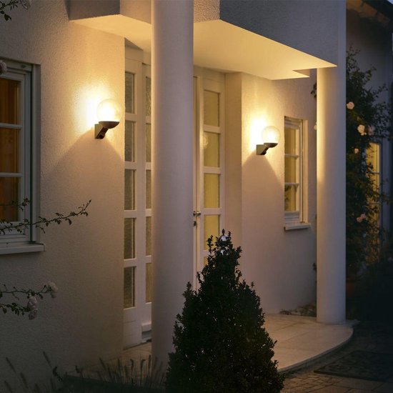 Lampe d'extérieur Steinel avec détecteur de mouvement L858S - culot E27 - 60 W max. - noir