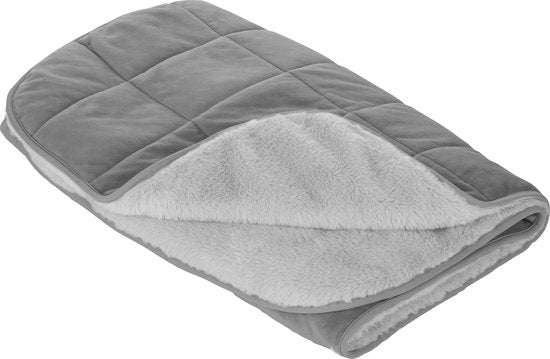 Decoways - Couverture électrique Medisana 3-en-1 HB 674 162 x 62 cm, grise