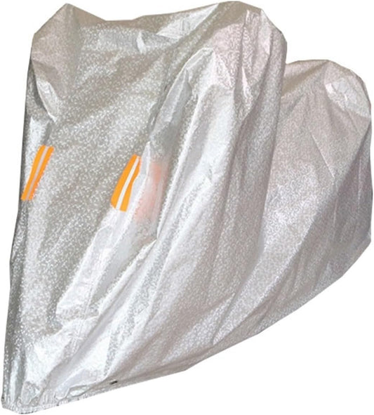 Housse de moto imperméable - argentée - coupe-vent - résistante aux déchirures - pour la plupart des motos