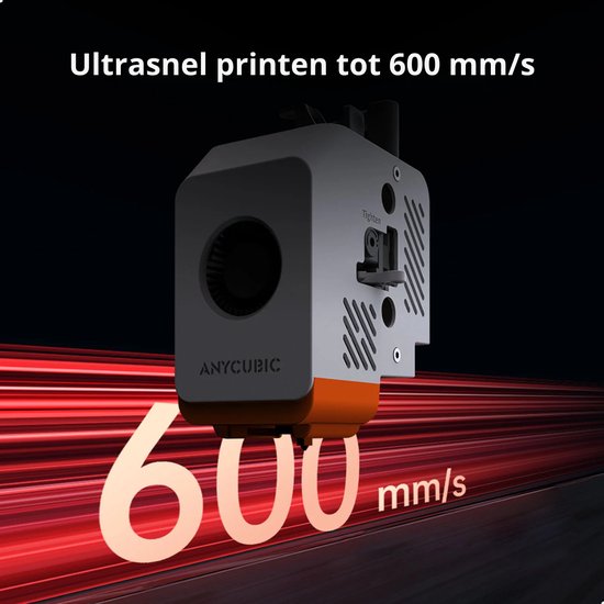 Imprimante 3D Anycubic Kobra S1 Combo – Système CoreXY – Nivellement automatique du plateau – Vitesse d'impression de 600 mm/s – Système de filaments multicolores – Plateau d'impression flexible en PEI – Commande via Wi-Fi et application – Prête à l'emplo