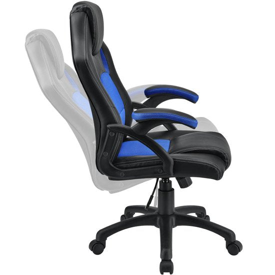 Chaise de bureau / Chaise de jeu - Montréal - Bleu