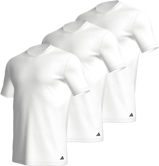 Adidas Sportswear - Active Core Cotton - T-shirts à col rond - Sous-vêtement pour homme - Blanc - Taille M