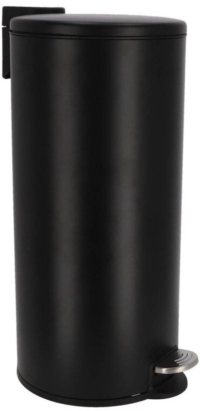 Poubelle à pédale Daily Home 30 litres, noire - poubelle de cuisine