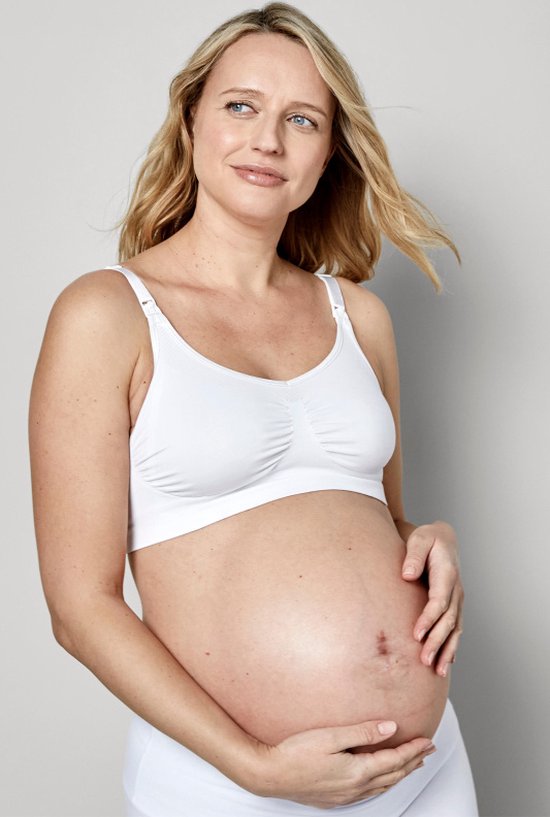 Soutien-gorge de grossesse et d'allaitement Medela Keep Cool, blanc, taille L