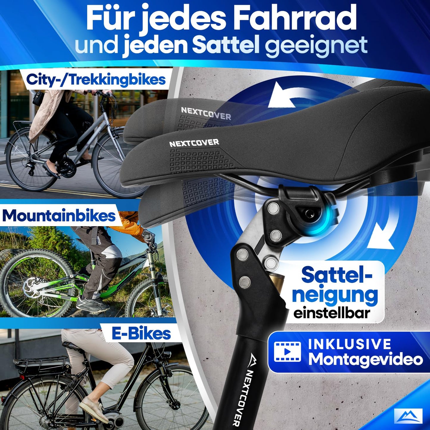 Tige de selle Nextcover Nxt-10 - Amortissante - Comfort Spring - 27,2 mm - Noir