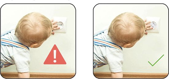 30x - Protection de la prise - 30 pièces - Convient aux Pays-Bas - Protection de la prise