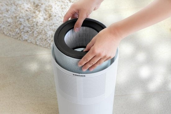 Purificateur d'Air Airfresh Clean 400 Soehnle, avec filtre HEPA, 145m3/h, Blanc