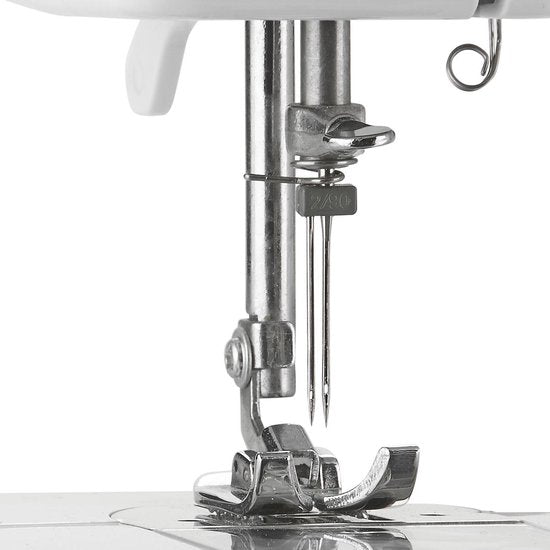 Machine à coudre Tristar SM-6000 - Débutants - Machine à coudre - 10 motifs - Tissus légers et fins - Blanche