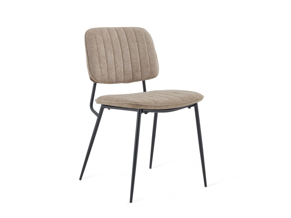 Multifurn Sol - Lot de deux chaises de salle à manger - Confortables et élégantes - Vert forêt - Taupe
