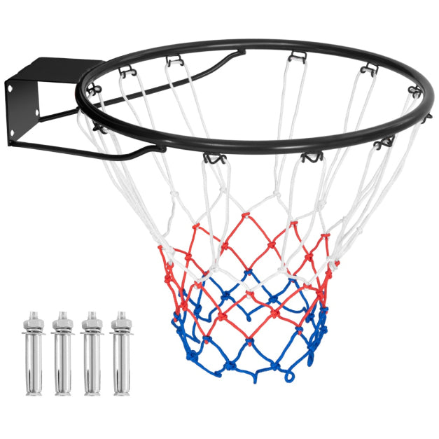Anneau de basket Coast - Métal et polyester - Ø45cm - 58 x 48 x 10 cm - Noir