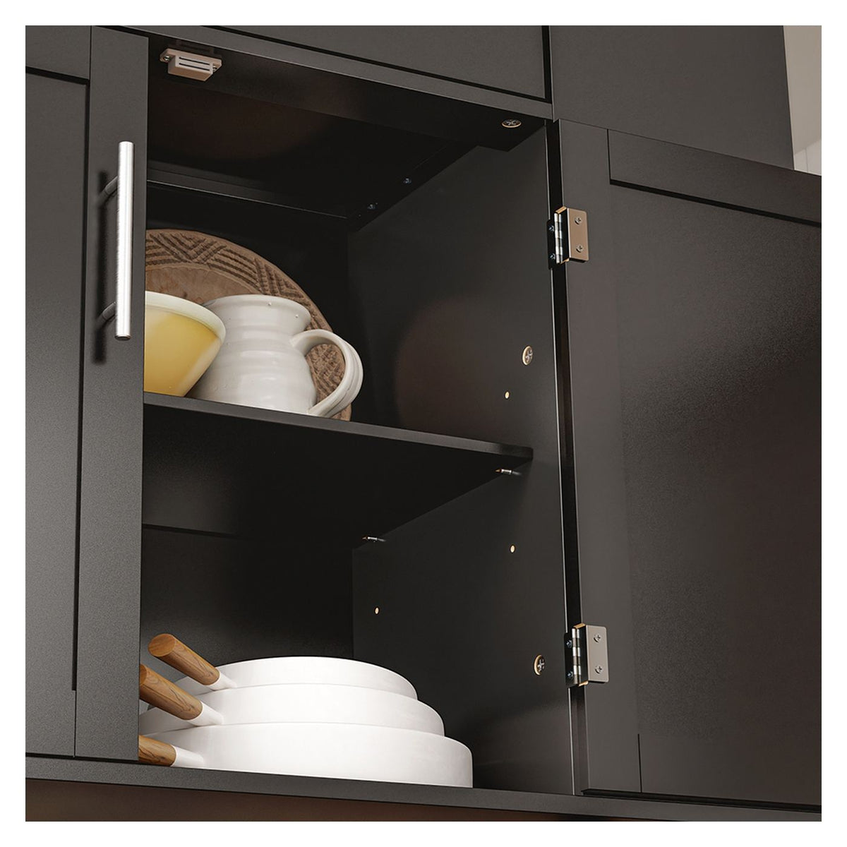 Chariot de cuisine SoBuy 99 x 40 x 84,3 cm - Noir - 2 portes - 1 tiroir - 4 roulettes