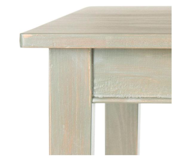 Safavieh Nathan table de salle à manger - Gris français - 100,3 x 100,3 x 76,2 cm