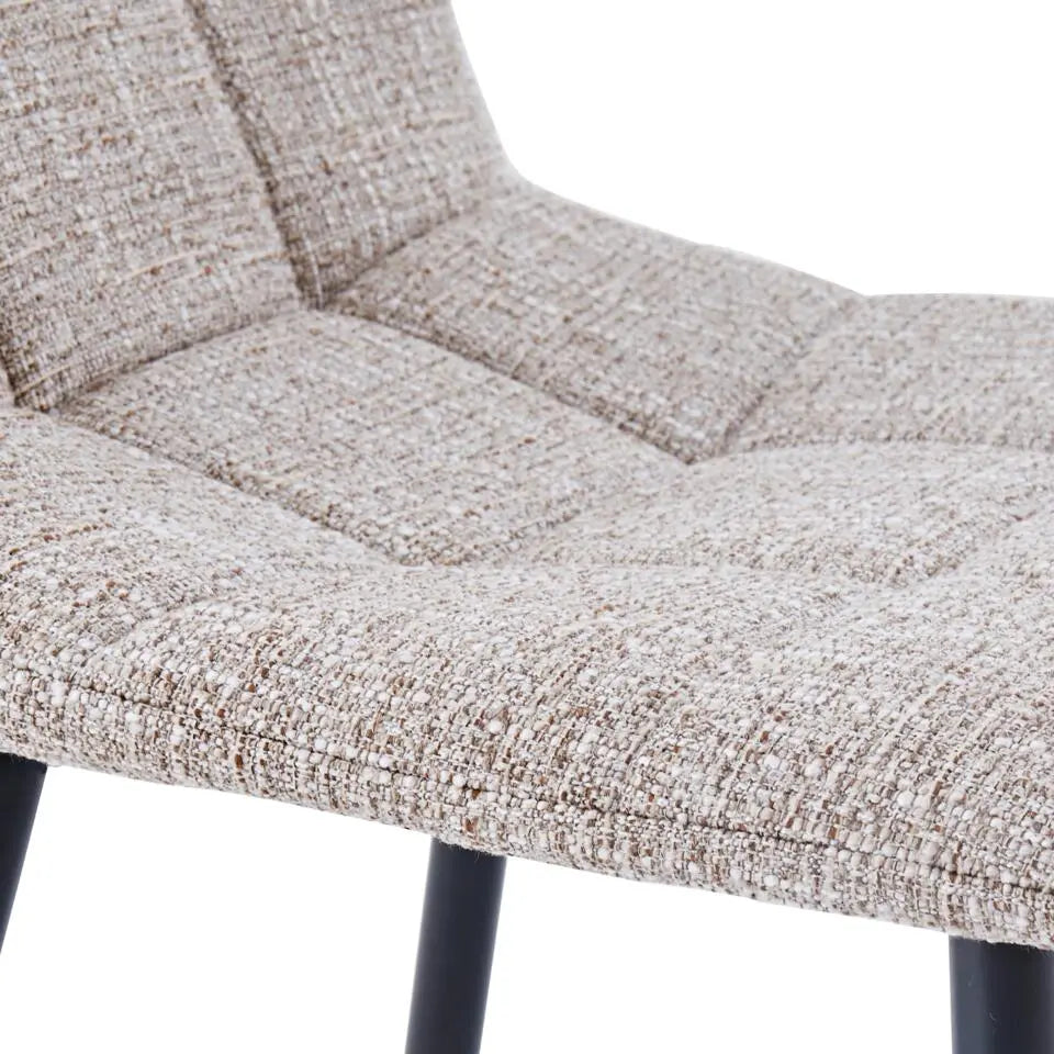 HomeMixx 2 chaises de salle à manger Yerevan – Dune (beige) – Lot de 2