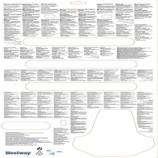 Bestway - Kit d'entretien - Flowclear - pour - piscine hors sol