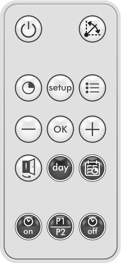 Radiateur céramique Tristar KA-5216 – 2 000 W – Avec télécommande, minuterie et fonction d'oscillation – Montage mural