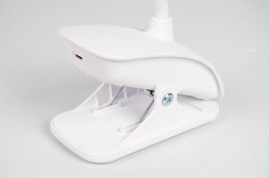 Bo-Camp - Ventilateur de table avec pince - Flex - Rechargeable