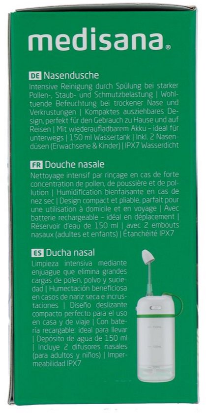 Douche nasale électrique Medisana NI 200 - USB-C