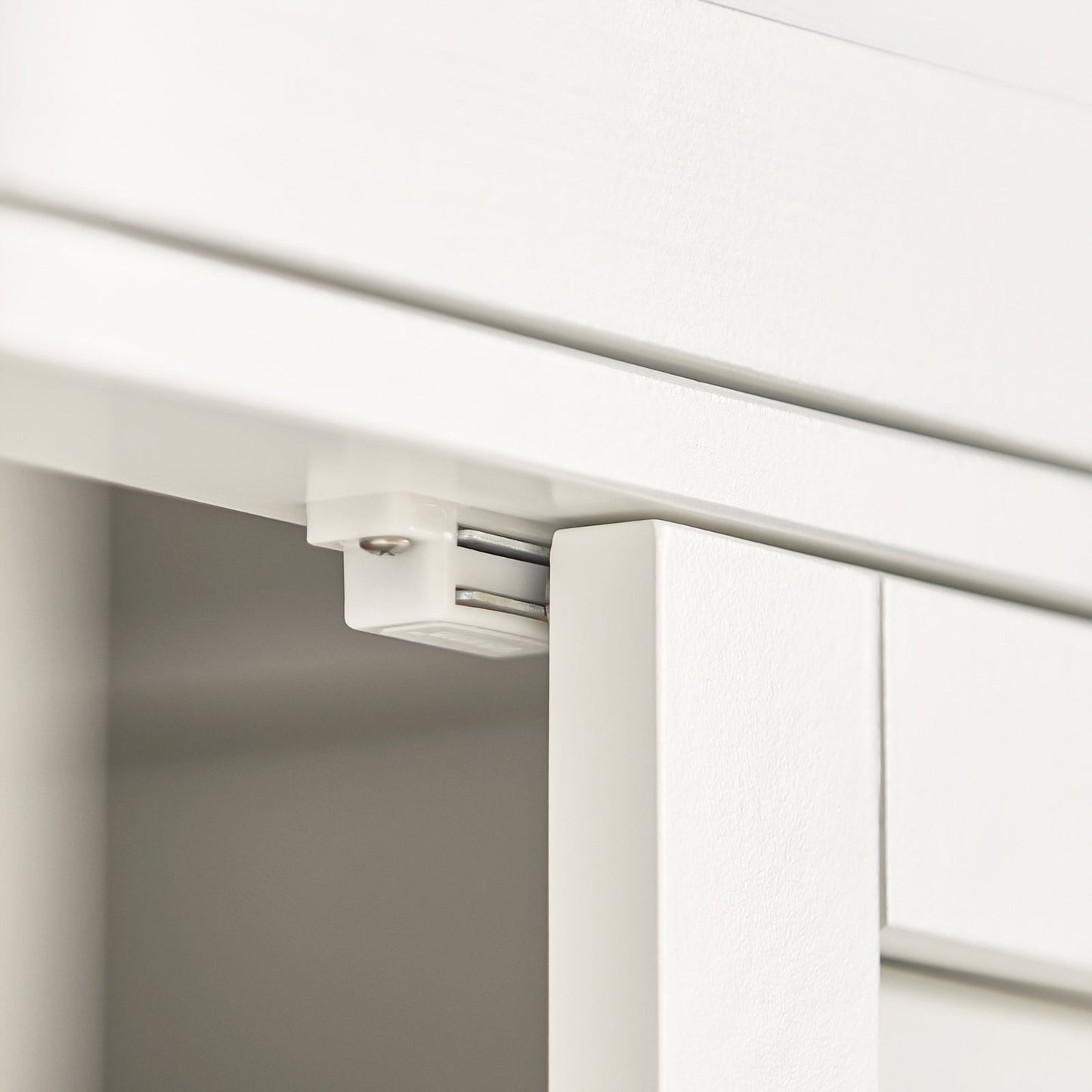 SoBuy Meuble de salle de bain - Tiroir et 2 portes - MDF - Blanc - 60x87x35 cm