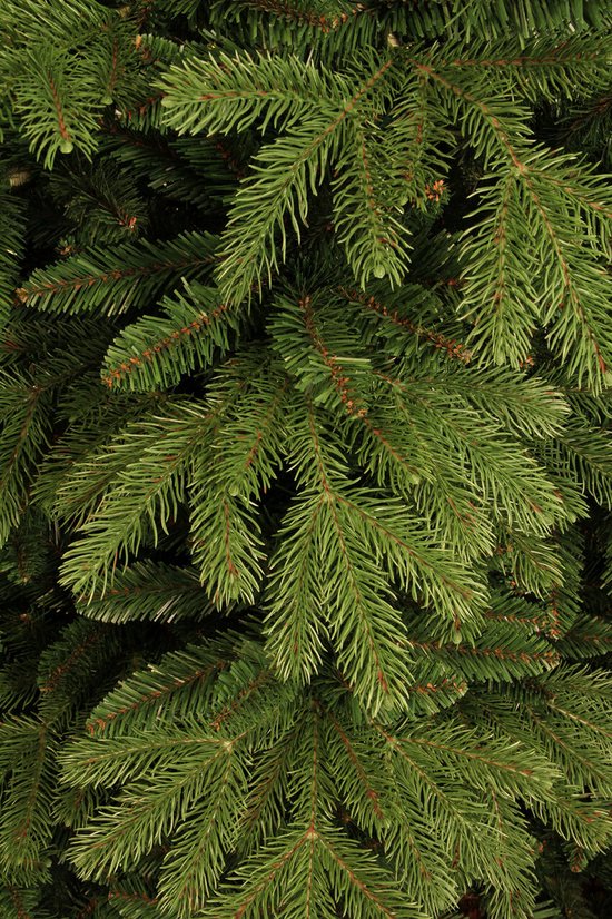 Black Box Trees Brampton Boom - Sapin de Noël à la forme naturelle - Décoration de Noël pour le salon et le bureau - Sapin artificiel avec des aiguilles en PE - Hauteur 230 x diamètre 147 cm - Vert