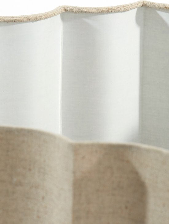 Light & Living Abat-jour cylindrique Disli - Crème - Ø 40 cm - Moderne
