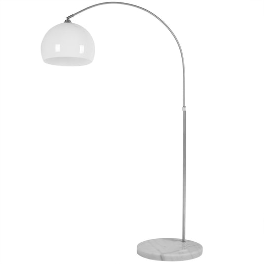 Lampadaire - Monzana - 220cm - réglable en hauteur - avec base en marbre