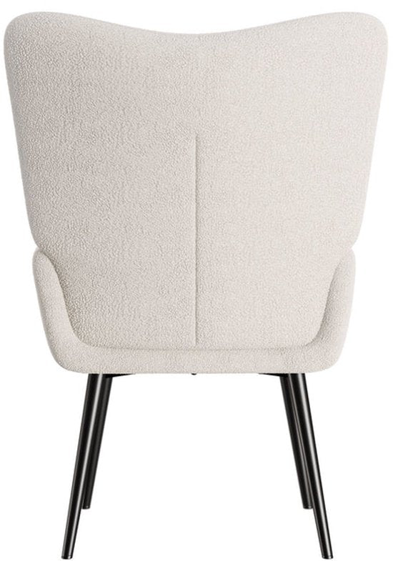 Fauteuil / Recliner Odense - Beige - Tissu bouclé
