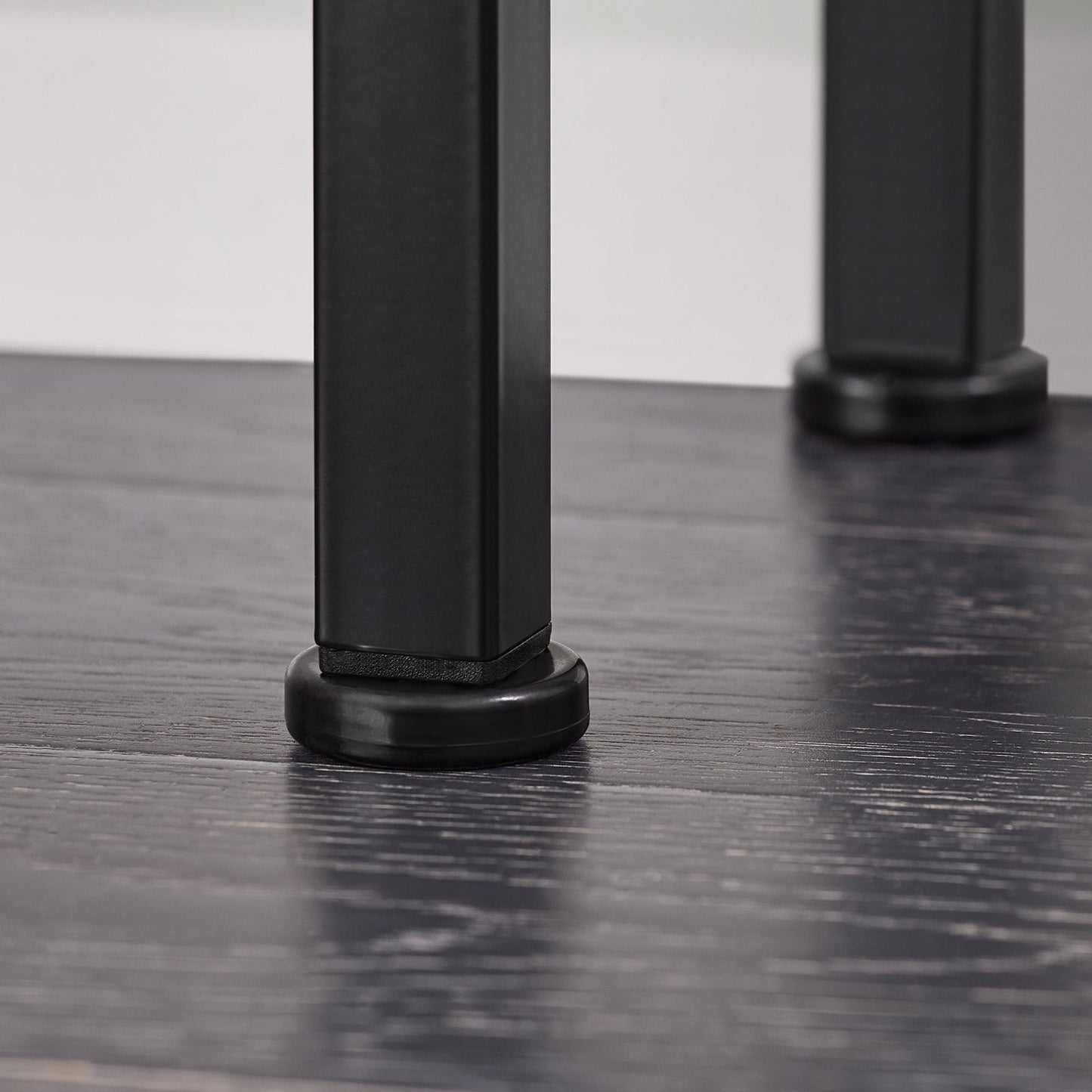SoBuy FSB19-XL-SCH Table console noire avec plateau en MDF et structure en fer - 120 x 20 x 80 cm