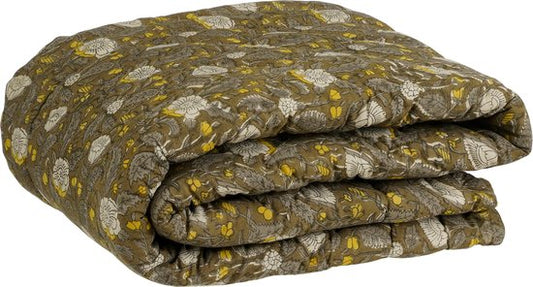 Couverture d'édredon In the Mood - L180 x B130 cm - Coton - Vert