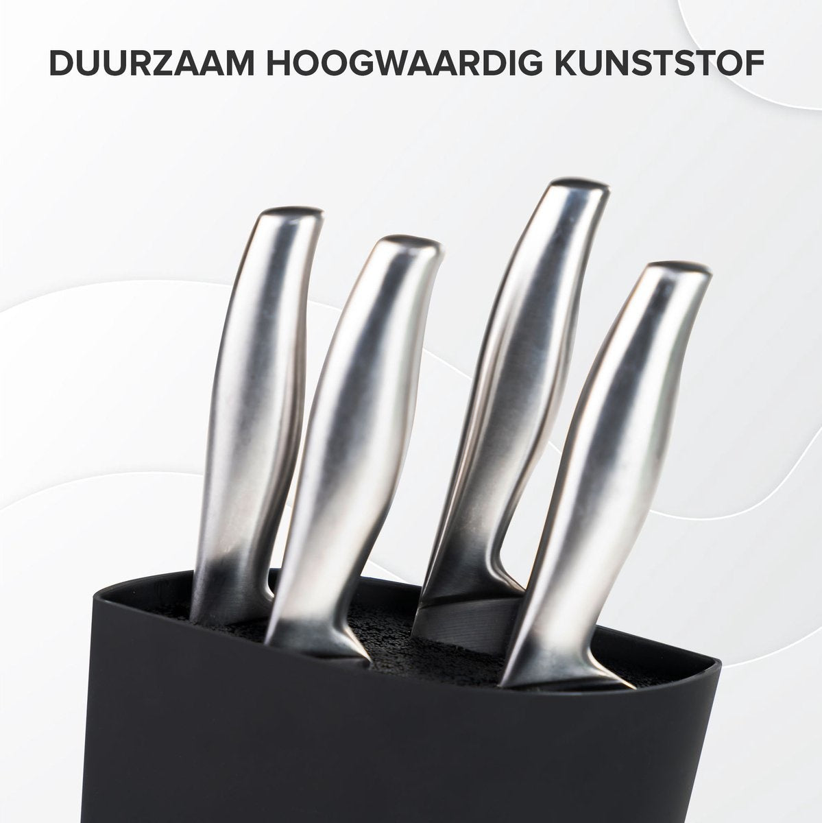 Coninx Viro Knife Block - Porte-couteaux Universel - A l'exclusion des couteaux - Plastique - Noir