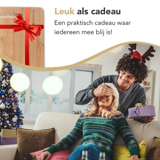 Rochester Snijplanken Hout – Borrelplank – Serveerplank - 3-Delig – Organisch Bamboe – Luxe Design – Hygienisch En Duurzaam