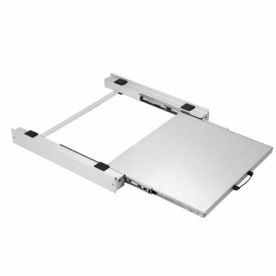 Vonia Spacer Lave-linge séchant - Kit empilable Lave-linge séchant - Universel - Plan de travail extensible - Blanc