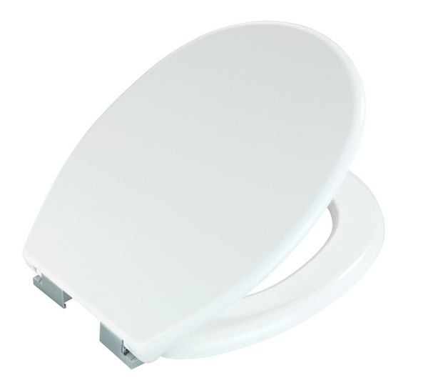 Siège de WC ALLSTAR Tucson blanc - Duroplast - Fermeture en douceur - 37,5 x 45,5 cm