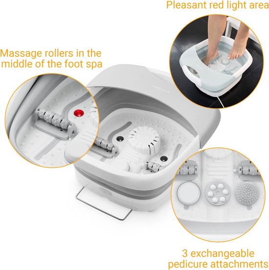 medisana FS 886 - Baignoire à bulles pliable pour les pieds