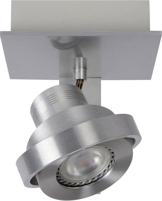 Lucide LANDA - Spot de plafond - LED à intensité variable vers les teintes chaudes - GU10 - 1x5 W 2200 K/3000 K - Chrome mat